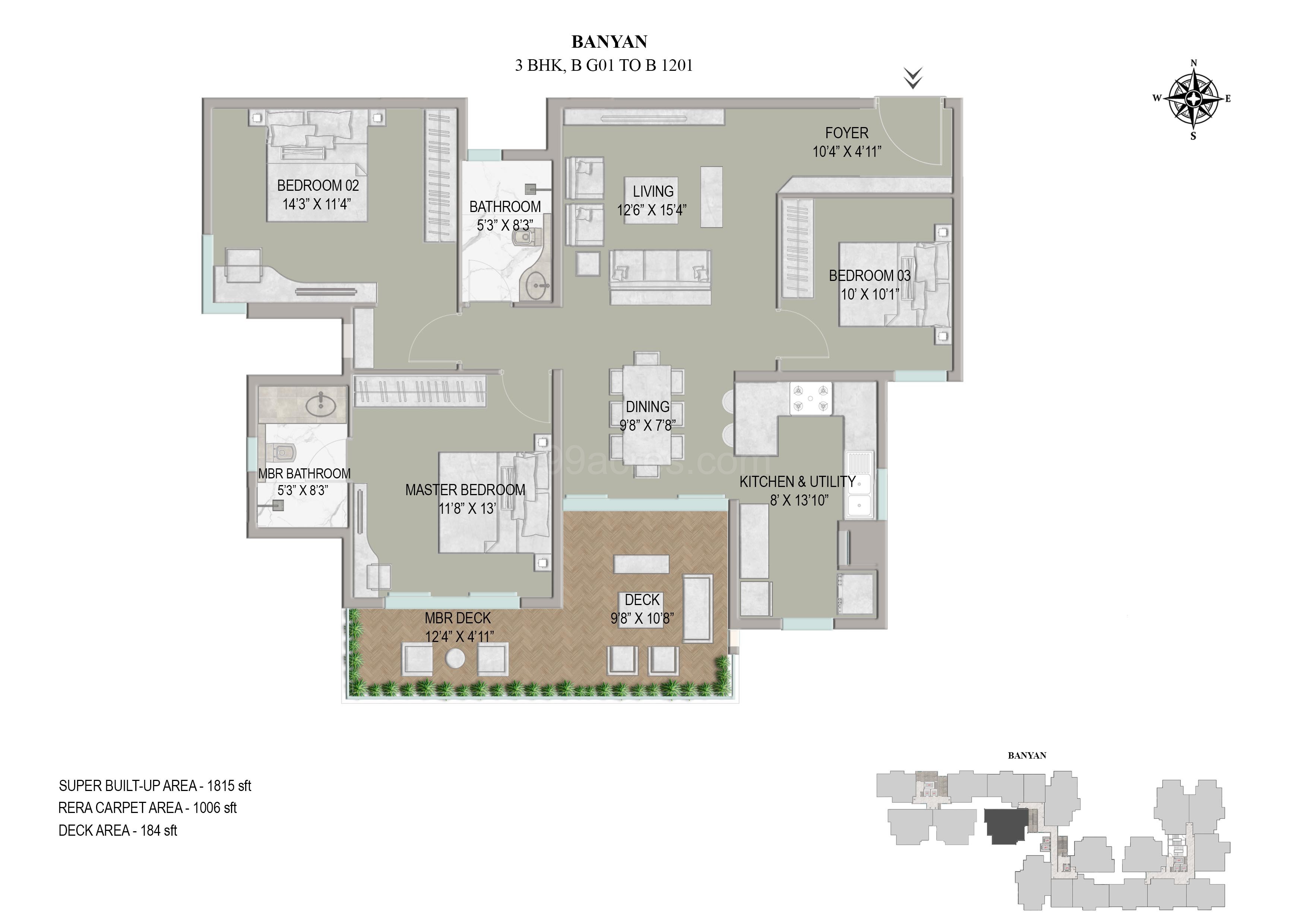 CENTREO Floor plan